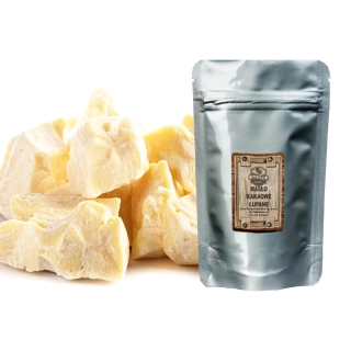 MASŁO KAKAOWE 1 KG , TŁUSZCZ KAKAOWY NATURALNY . W BLOKU